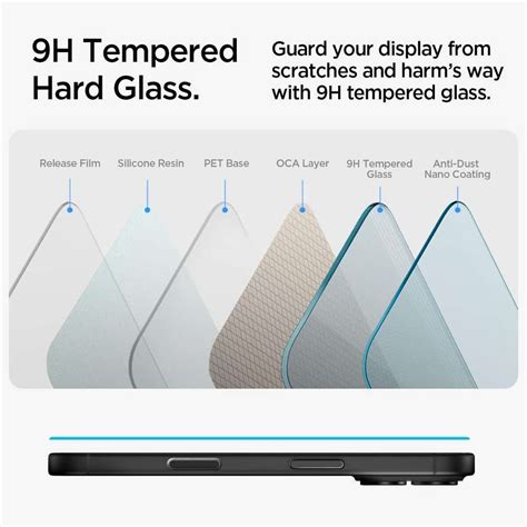 Spigen Tempered Glass Guard for iPhone 16, Apple iPhone 15 - Spigen ...