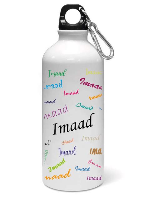 WeChitr Typography Aluminium Sipper/Water Bottle/Gym Sipper 750 ML ...