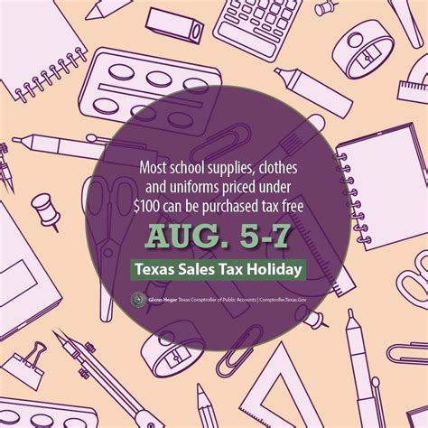 Save Money With Texas Sales Tax Holiday August 5-7