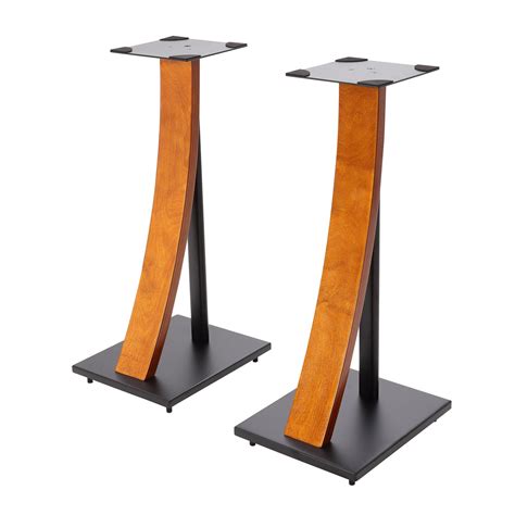 EXIMUS One Pair Fixed Height Universal Speaker Floor Stands with Real ...