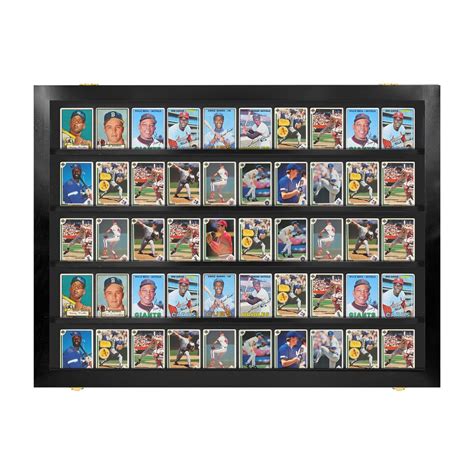 PENNZONI Sports Card Display Case, Holds 50 Ungraded Sports Cards ...