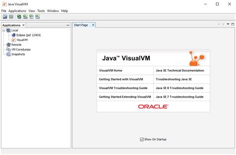 Java VisualVM 的图像结果