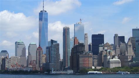令人惊叹的曼哈顿天际线纽约摩天大楼高清图片下载-正版图片503620617-摄图网