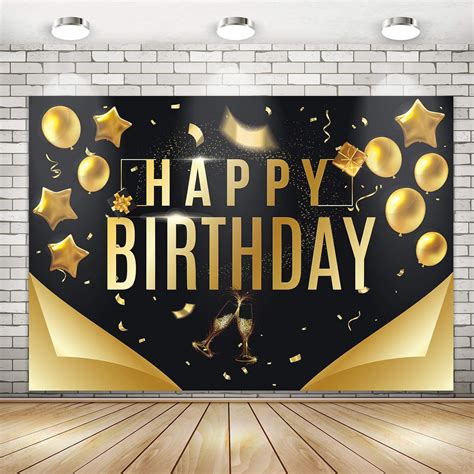 Aakihi Happy Birthday Backdrop for Men Women | Birthday India | Ubuy