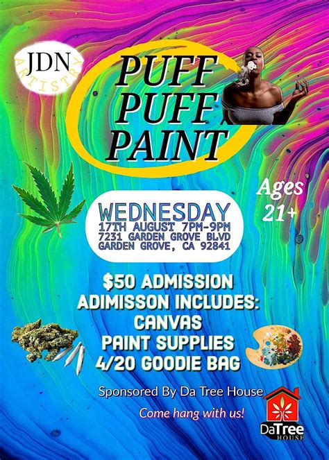 Puff Puff Paint OC! | 4231 Garden Grove Blvd | September 17 to February 15