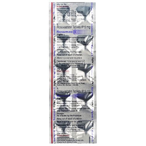 Rosumac 5 - Strip of 10 Tablets : Amazon.in: Health & Personal Care
