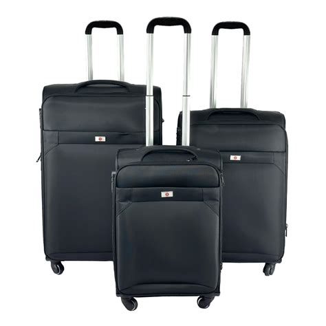 Buy USHA SHRIRAM Fabric Luggage Bag Set of 3 (20 Inch, 24 Inch, 28 Inch ...
