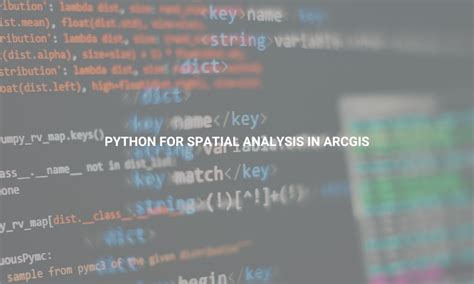 Image result for Python Scripting for Spatial Data Processing