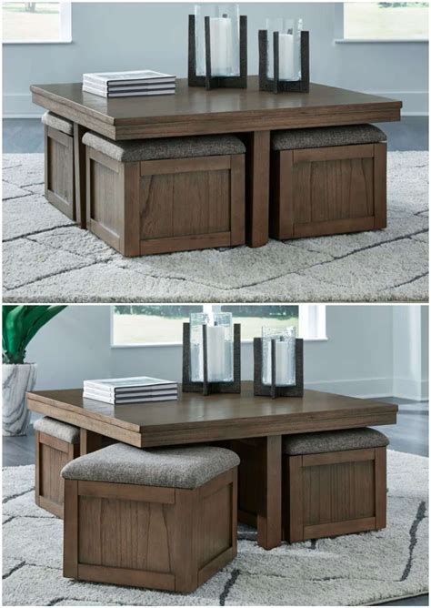 Best 13 10 Stylish Coffee Tables With Nested Ottomans – Artofit