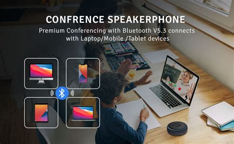 LIVEY LT-716CS Stellar Series Conference Bluetooth Speakerphone Crisp ...