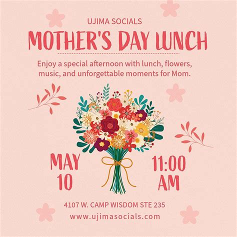 Mothers Day Lunch and Floral Bouquet, 4107 W Camp Wisdom Rd ste 235 ...