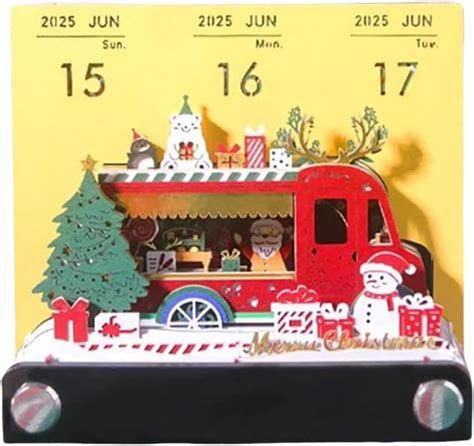 3D Calendar 2025-3D Tear Away Calendar Time Piece | 2025 Calendar Memo ...