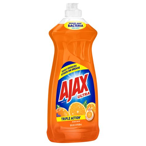 AJAX Liquid Dish Soap, Orange Scent, 28 Fluid Ounce – Walmart Inventory ...