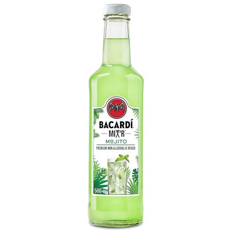 Bacardi Mixers - Mojito (500 Ml)- Non Alcoholic Premium Mixer : Amazon ...