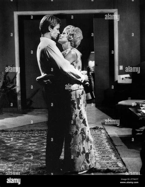 Robert Hoffman, Janet Leigh, on-set of the Italian/Spanish/German film ...