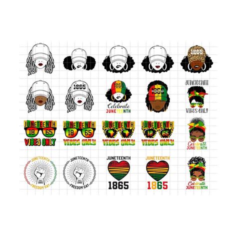 Juneteenth Svg Bundle, Freedom Day, BLM Svg, Africa Svg, Bla - Inspire ...