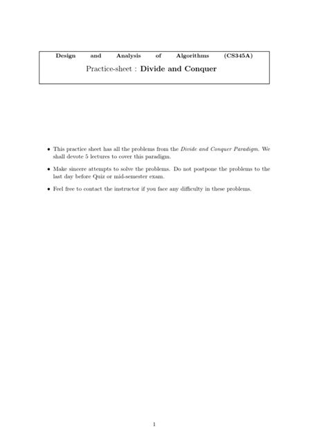 Divide and Conquer Problems 的图像结果