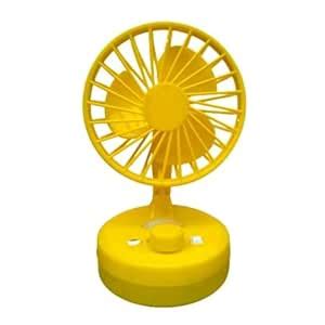 Buy ZS POINT New Trending Yellow Rechargeable Table Fan With Super ...