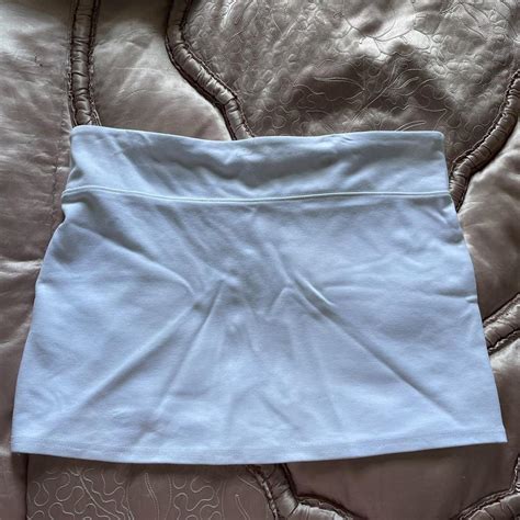 Urban Outfitters Women's White Skirt | Depop