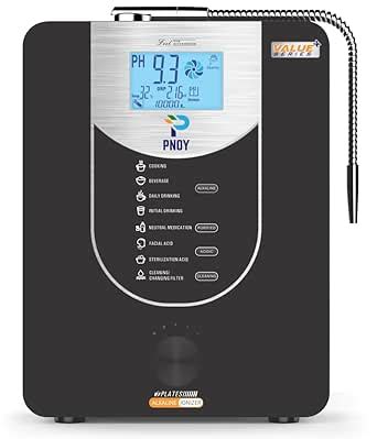 PNOY 7 plate Alkaline Water Ionizer | 7 Titanium and Platinum Plates ...