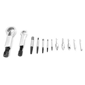 BAZPUR MART® Rusted Bolt & Nut Remover Kit: 12-Piece Damaged Screw ...