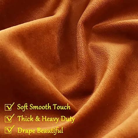 Orange Velvet Curtain | HomeMonde Lifestyle