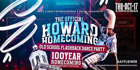 HU HOMECOMING OLD SCKOOL FLASHBACK DANCE PARTY, The Mayflower Club ...