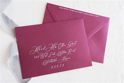 Addressing Wedding Invitations - Lauren Yvonne Design