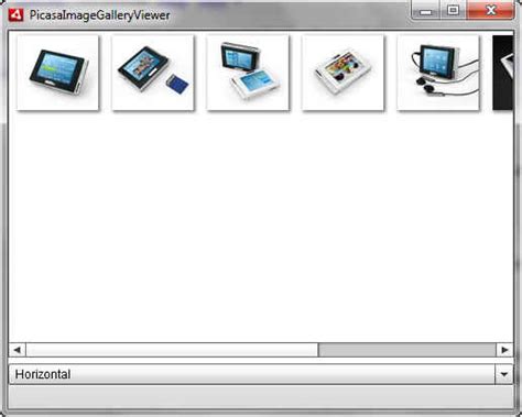 Exploring layouts for the Picasa Gallery app using Flash Builder 4