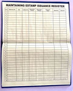 CSC VLE CSC Stock Holding e-Stamp Issuance Register CSCESTAMP 1-Part ...
