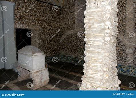 Chapel of Bones - Evora - Portugal Stock Image - Image of catholic ...
