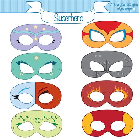 Superhero Mask Template Super Hero Mask Vector Art, Icons, And