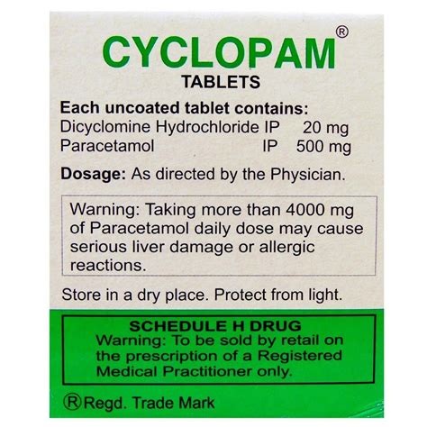 Cyclopam Tablet | Uses, Side Effects, Price | Apollo Pharmacy