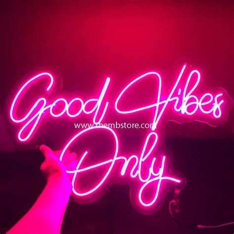 Good Vibes Only Neon – The MB Store
