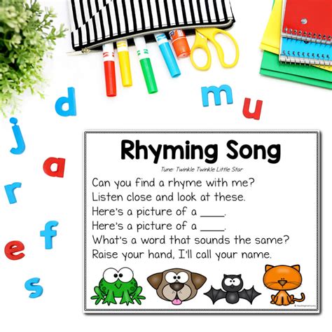 Rhyming Song - Teaching Mama