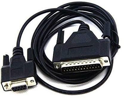 Earthcom TV-out Cable Db25 (25 Pin) Male To Db9 (Serial / Rs232)Female ...