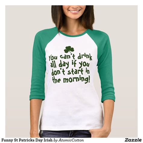 Funny St Patricks Day Irish T-Shirt | Zazzle | T shirt, Shirts, St ...