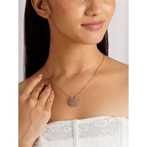 Buy Joker & Witch Roxanne Two In One Rose Gold Necklace Online