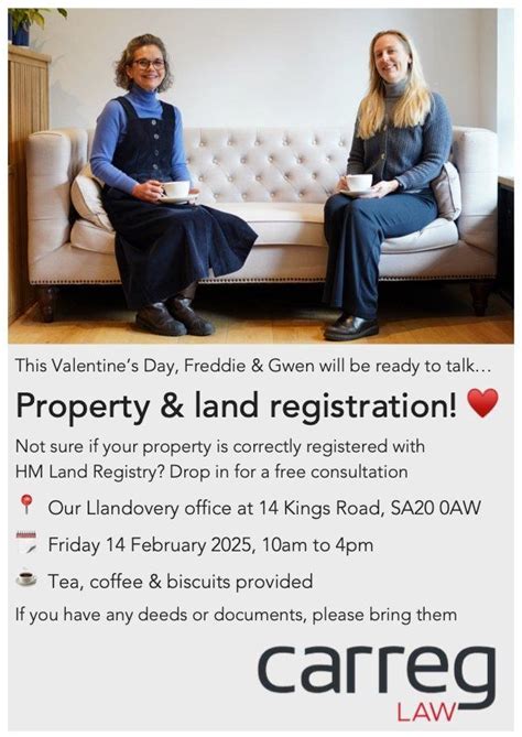 Property & land registration - free drop-in consultations, Kings Road ...