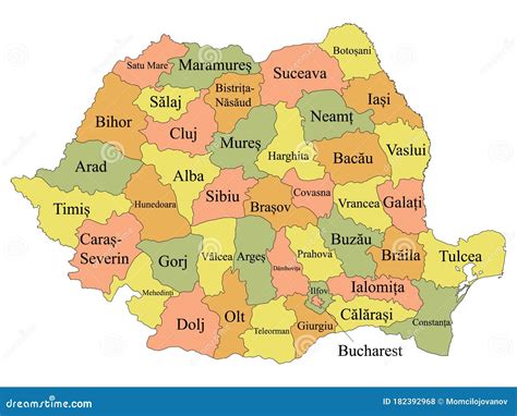 Romanian Map