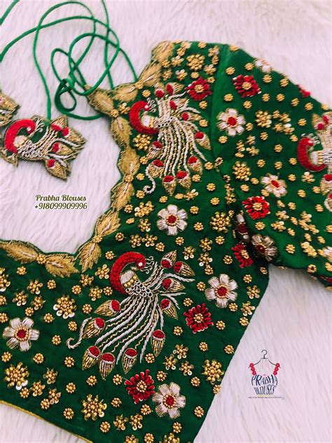 Image result for Thread Embroidery Design Pattern 0N Blouse