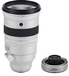 Specificaties van Fujifilm XF 200mm f/2 R LM OIS WR + teleconverter ...