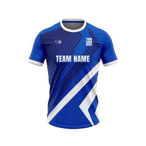 Blue Diagnol Customized Football Team Jersey Design | Customized ...