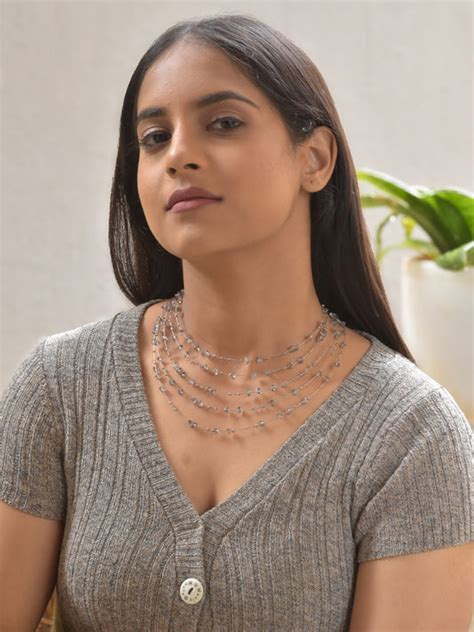 Necklaces | Shop Fashion Jewellery Online India | Jumkey – Jumkey ...