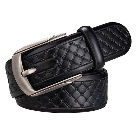 Aliexpress.com : Buy Brand Designer Black Leather Belts for Men Luxury ...