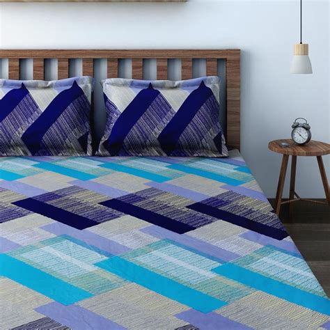 Buy SWAYAM 2-Pc. Geometric Print Single Bedsheet Set - 150 x 225 cm ...