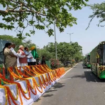 Modi Flags Off E-Buses For Greener Delhi