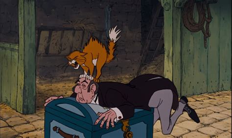 *THOMAS O'MALLEY & EDGAR ~ The Aristocat's, 1970 ( Thomas catches Edgar ...