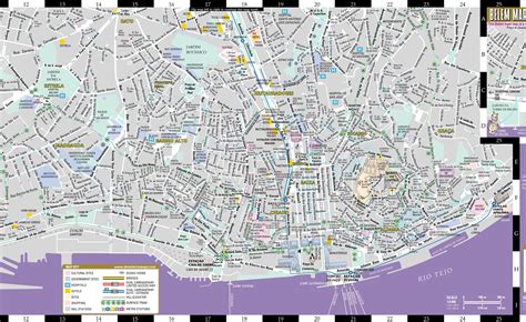 Streetwise lisbon map - Map of streetwise lisbon (Portugal)