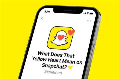 What Does That Yellow Heart Mean on Snapchat? A Complete Guide